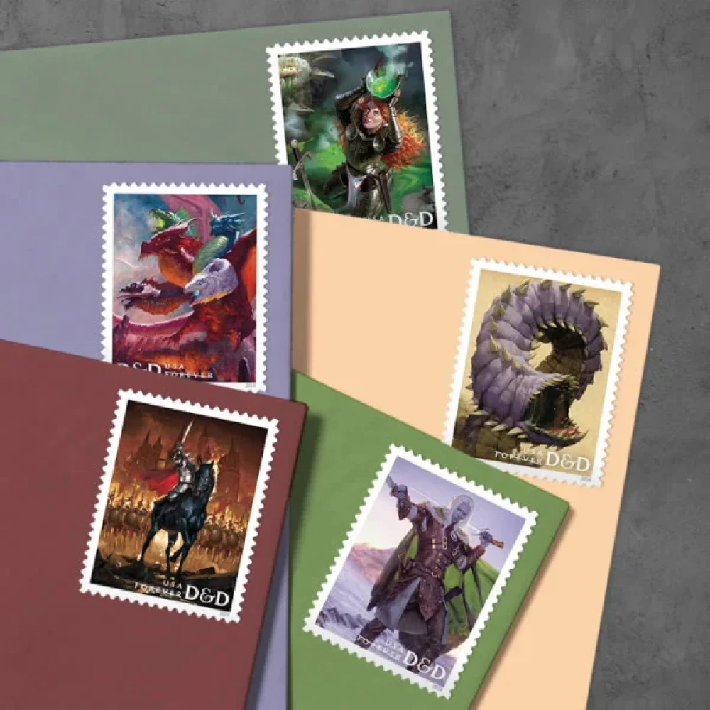 2024 forever stamps Dungeons & Dragons