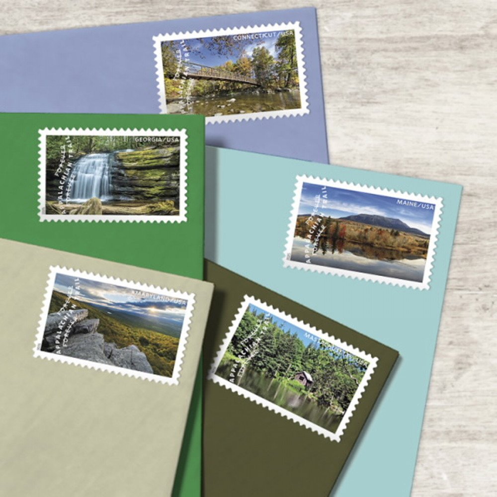 2025 The Appalachian Trail Forever Stamps, Sheet of 15 |Multiple Stamp Designs