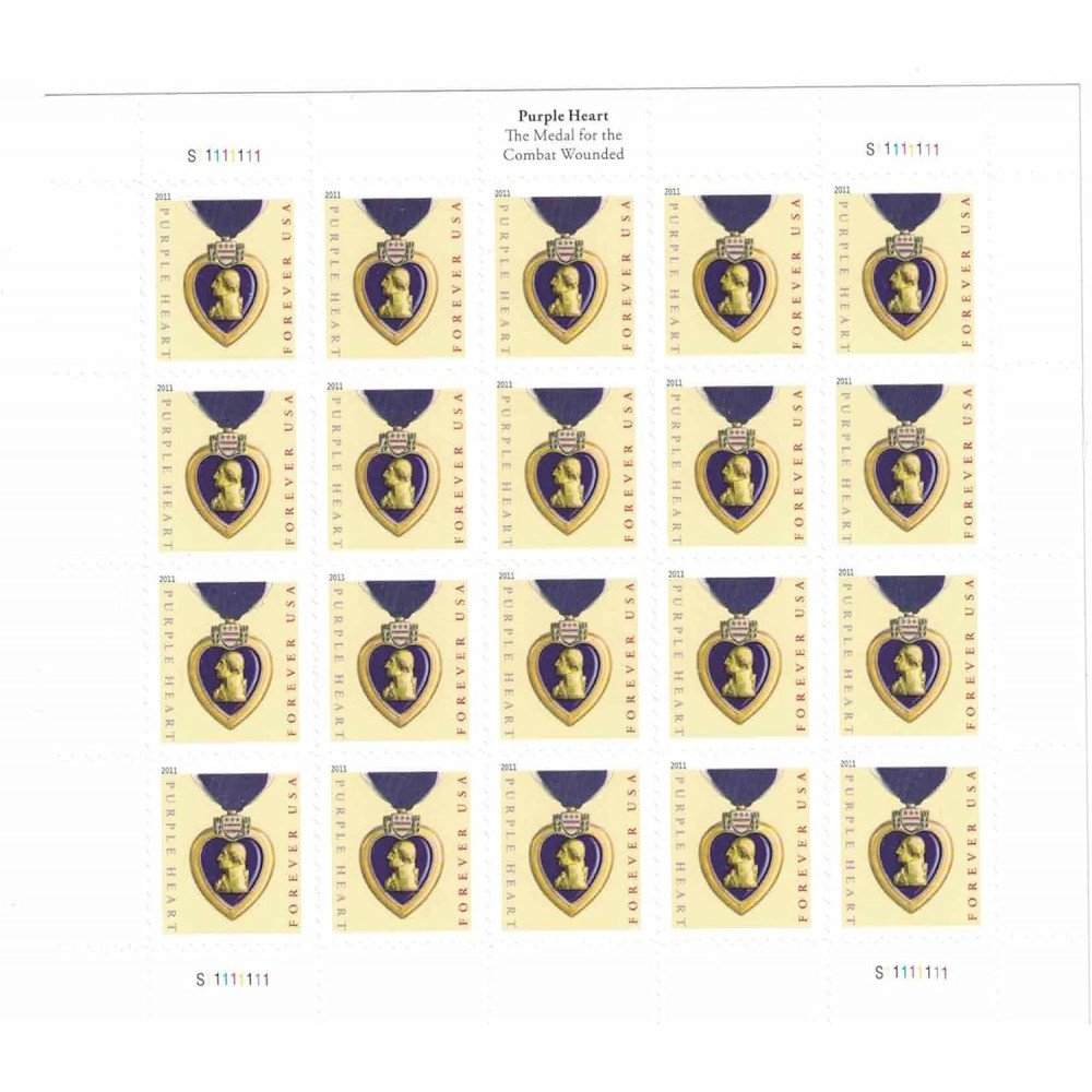 2019 US Purple Heart Forever Stamps