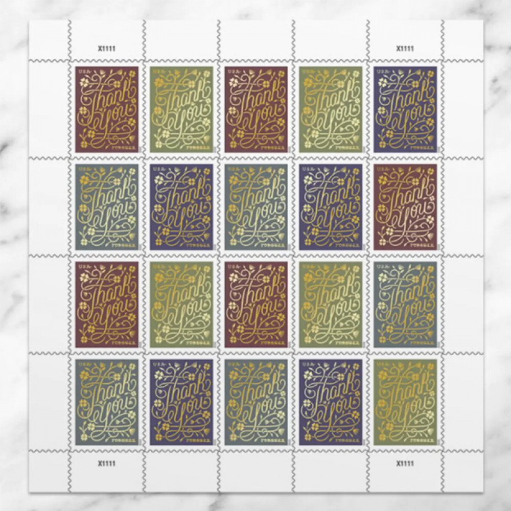 (2020) USPS Thank You Forever Postage Stamps