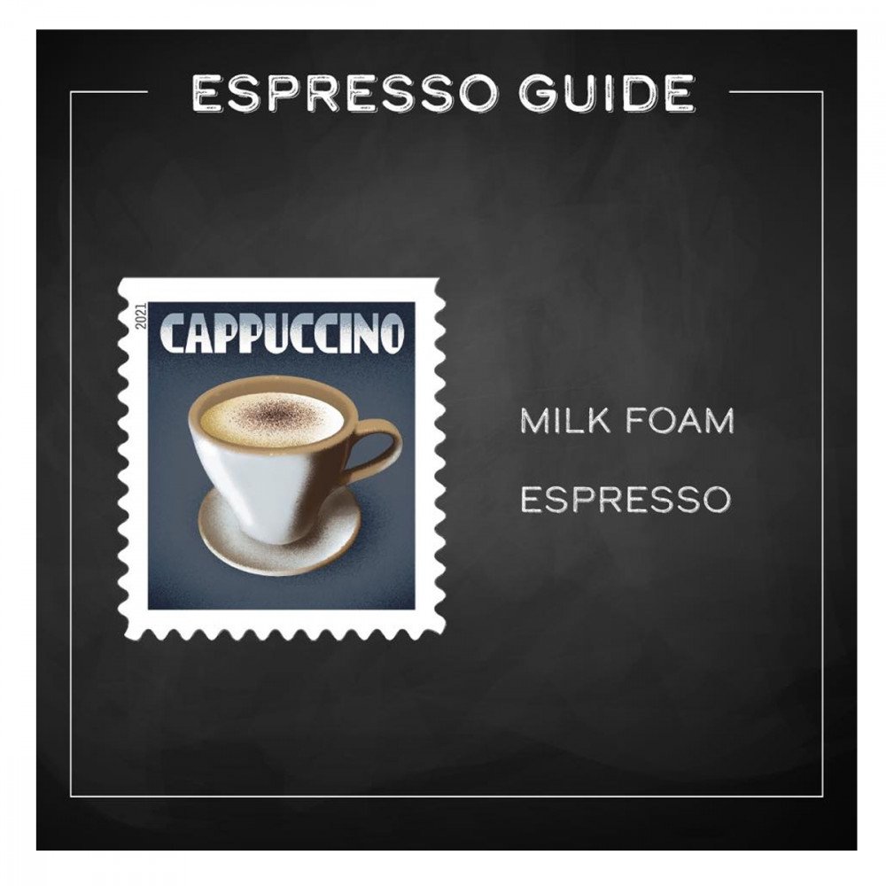 (2021) USPS Espresso Drinks Forever Coffee Stamps