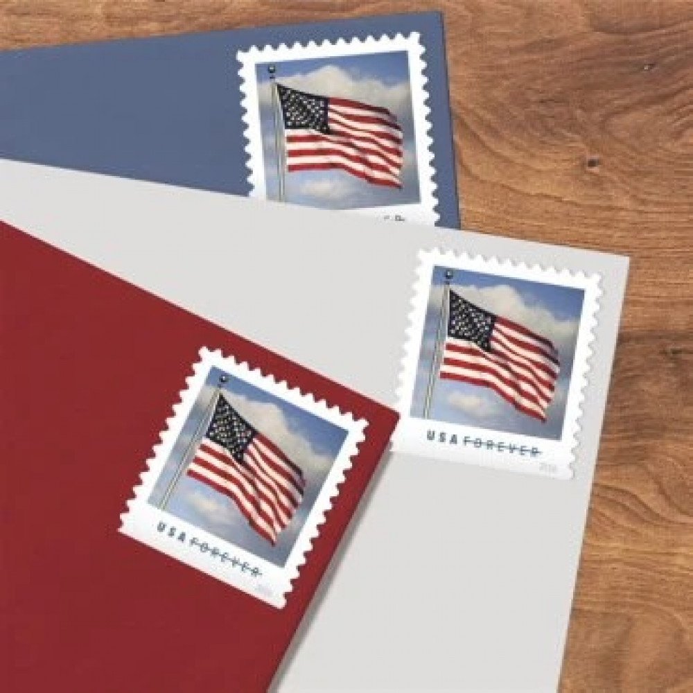 (2019) USPS Forever American Flag Stamps Rolls