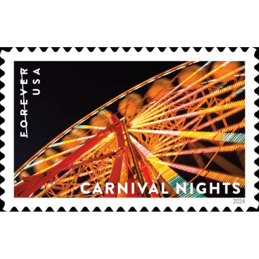 2024 us forever stamps-Carnival Nights