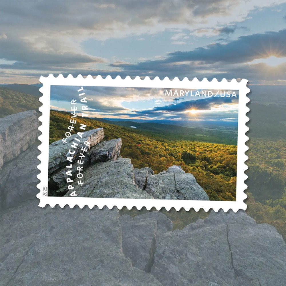 2025 The Appalachian Trail Forever Stamps, Sheet of 15 |Multiple Stamp Designs