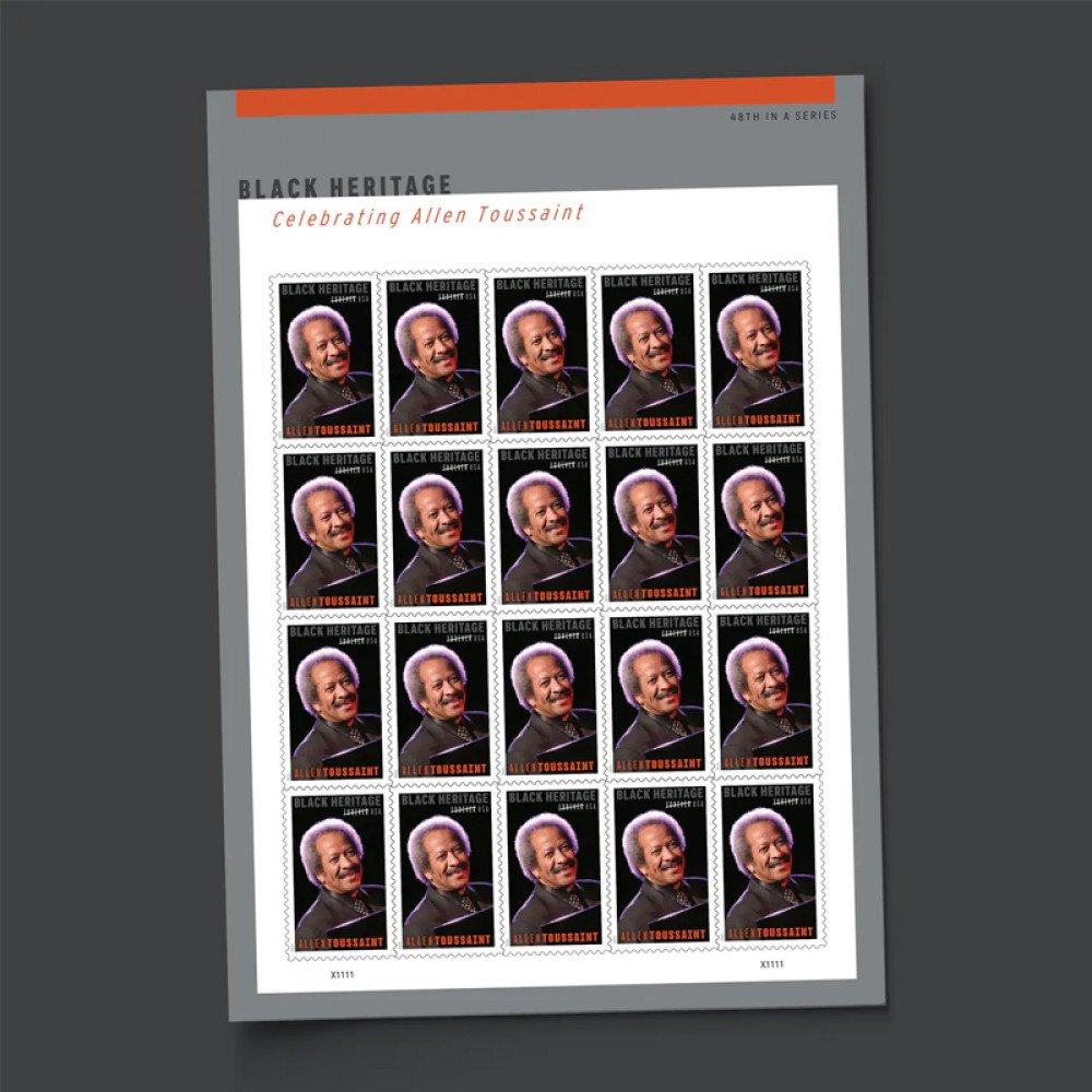 2025 Allen Toussaint Forever Stamps, Sheet of 20